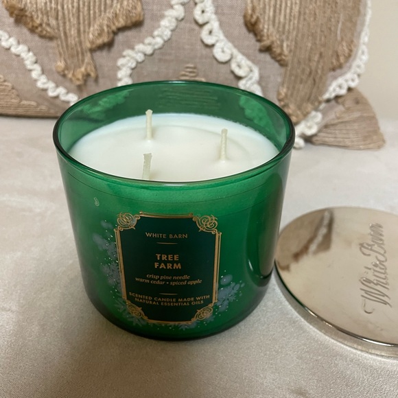 Bath & Body Works Accents Tree Farm Bath And Body Works 3 Wick